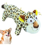 Chongqile Dog Toy Plush with Crinkle Paper - Squeaky Toy for Anxiety Relief, Puppy Toys for Small...