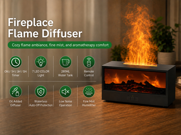 flame air diffuser