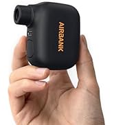 AIRBANK Mini Bike Pump POCKET SE, 100 PSI Electric Bicycle Air Pump for Road Bikes, Portable Bicy...