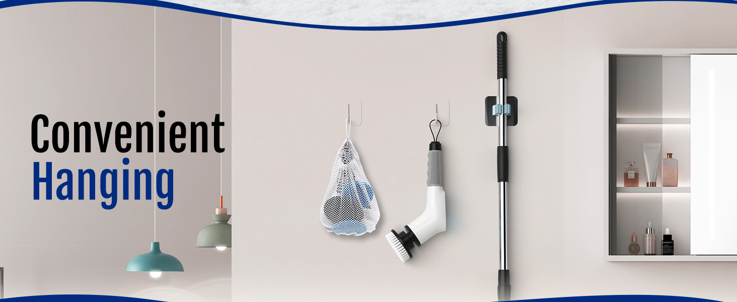 Electric spin scrubber