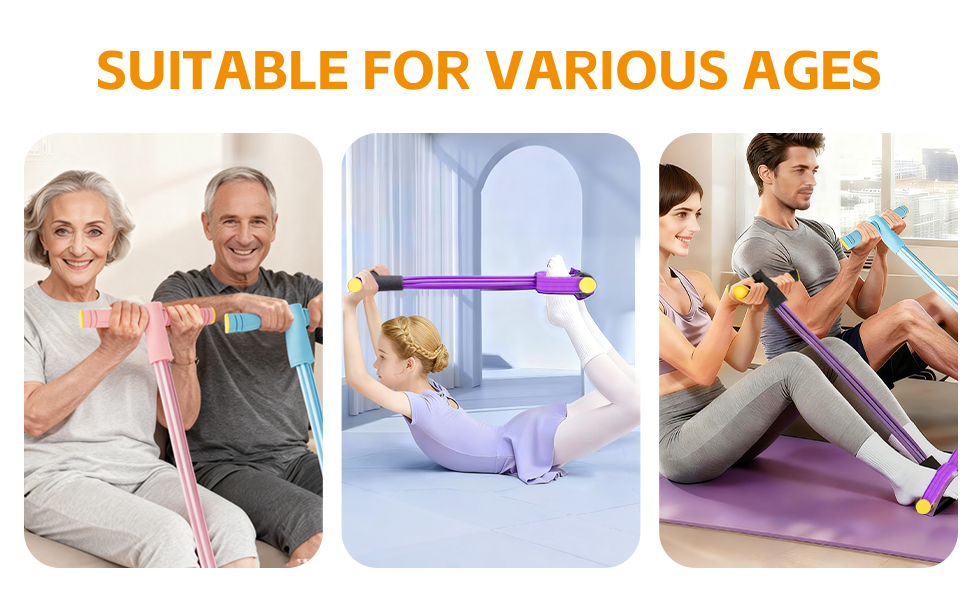 Pedal Resistance Bands with Handles