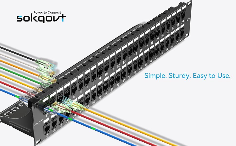 cat6 patch panel 48