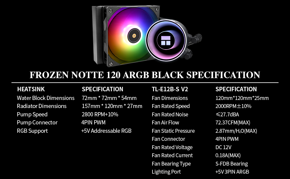 FN120 ARGB BLACK-D1
