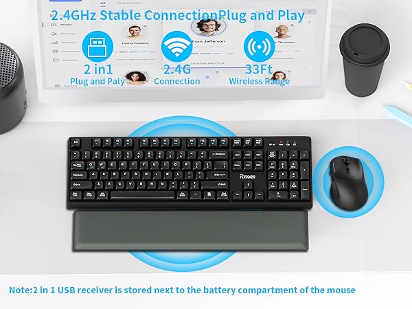 GK50 wireless keyboard and mouse 4