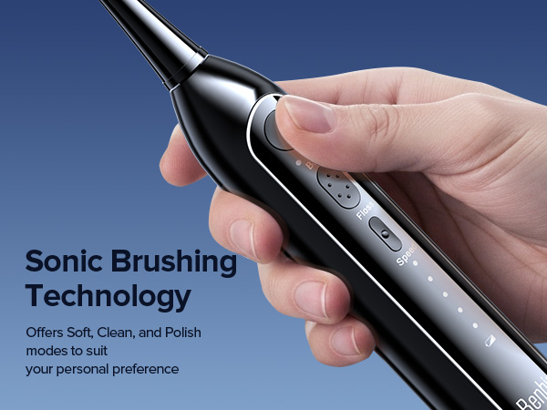 electric toothbrush with water flosser