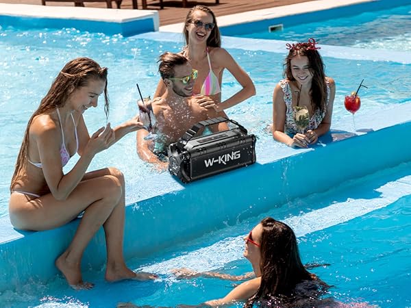 bluetooth speaker wireless loudest speakers portable speaker outdoor large waterproof speaker bass