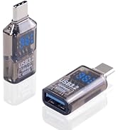 Poyiccot USB C to USB A Adapter with Digital Display, USB C Male to USB A Female Adapter 10Gbps, ...