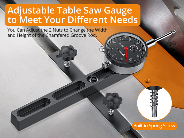 Table Saw Dial Indicator Gauge