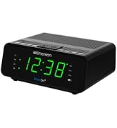 Emerson SmartSet Dual Alarm Clock Radio with AM/FM Radio, Dimmer, Sleep Timer and .9" LED Display...