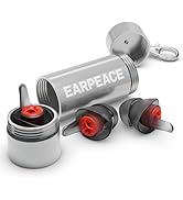 EARPEACE Moto PRO - Motorcycle Ear Plugs Wind Noise Protection - Reusable Motorcycle Earplugs - C...