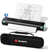 Phomemo Inkless Portable Printer for Travel - [Upgrade] Wireless Thermal Printer Compatible with ...
