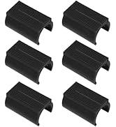 U Shaped Floor Glides: 25Pcs 19mm Plastic Chair Foot U Shaped Floor Glides Tubing Caps Cover Chai...