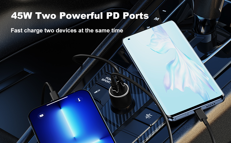 45W Two Powerful PD Ports
