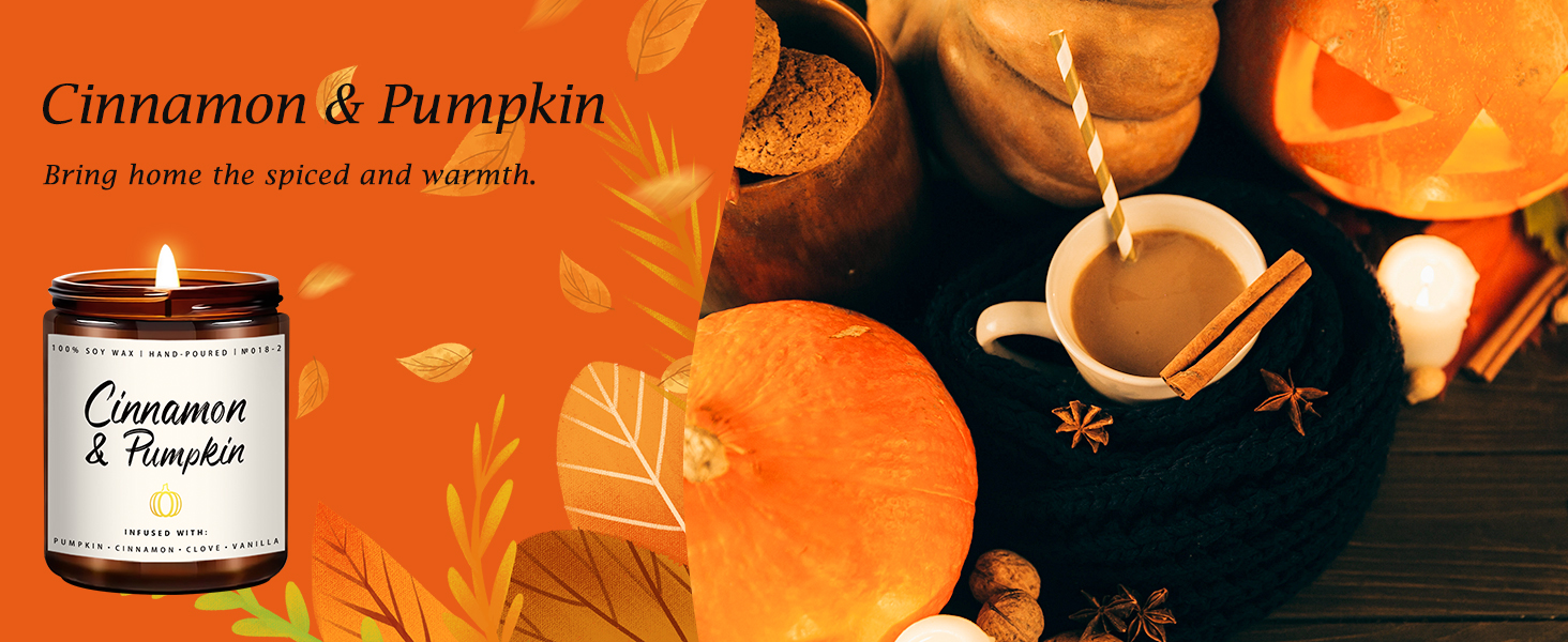 Pumpkin Spice Scented Candle