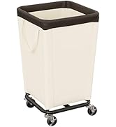 StorageWorks Laundry Hamper with Wheels, 150L Rolling Laundry Basket, Heavy Duty Dirty Clothes Ha...