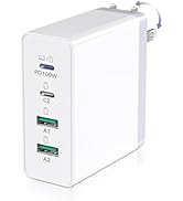 USB C Charger Block, OKRAY 120W 4-Port GaN Fast Charging Station, Multiport Travel Type C Charger...