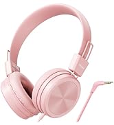 Cowyawn Kids Headphones, Toddler Headphones with Safe Volume Limiter 94dB, Wired School Headphone...
