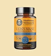 Mushroom Wellness Lion&amp;amp;#39;s Mane Capsule Bottle