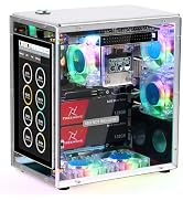 FREENOVE Raspberry Pi 5 Case Kit Pro, Dual M.2 NVMe SSD Slots, 5 PWM ARGB Fans Light Sync, CPU To...