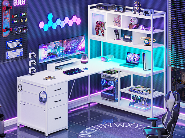 l shaped gamig desk