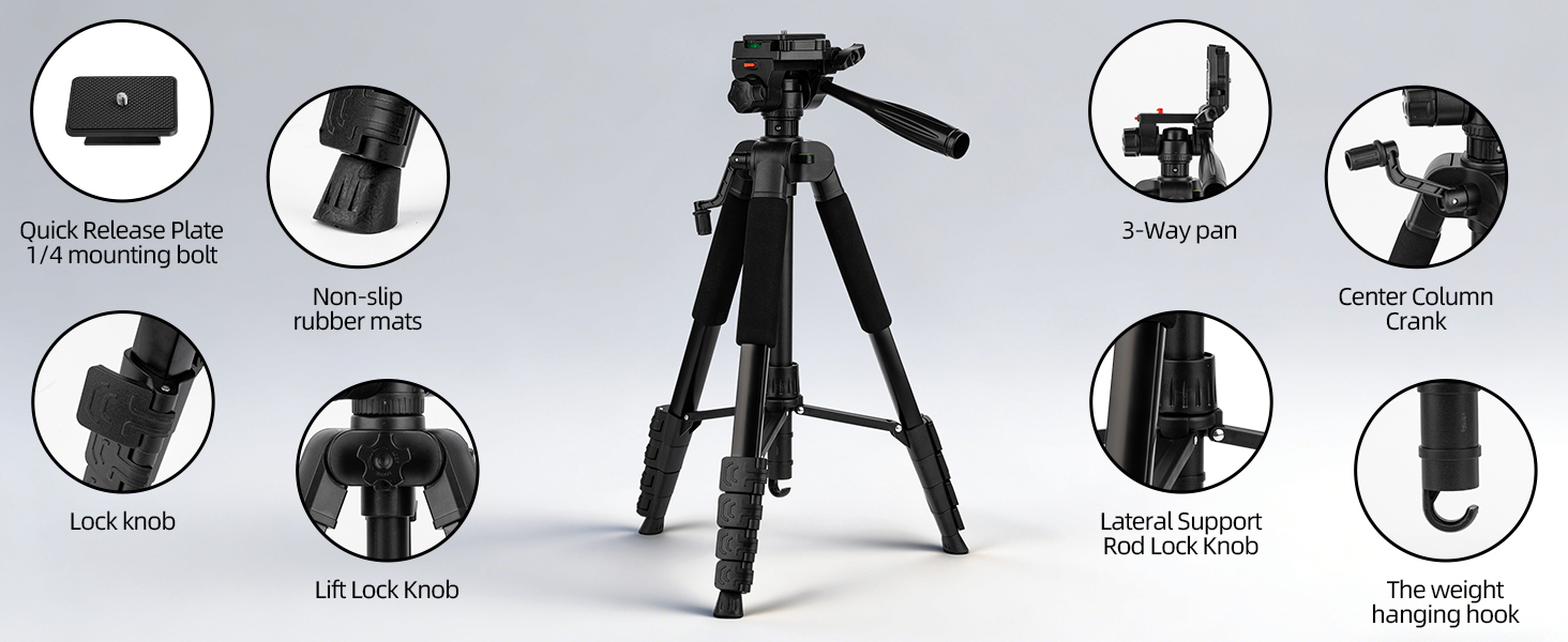 Camera Tripod Tripod for Camera and Phone