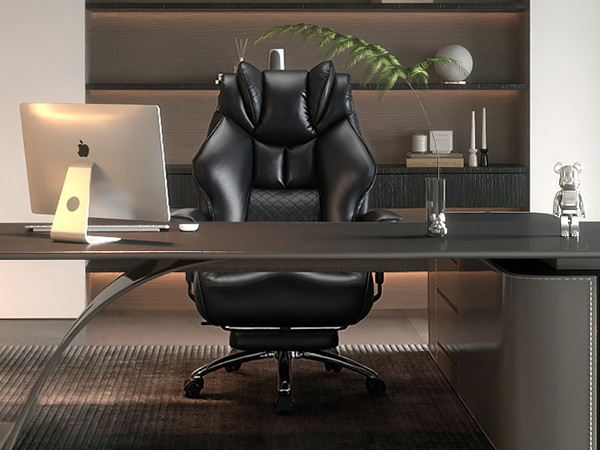 Office Chair with footrest