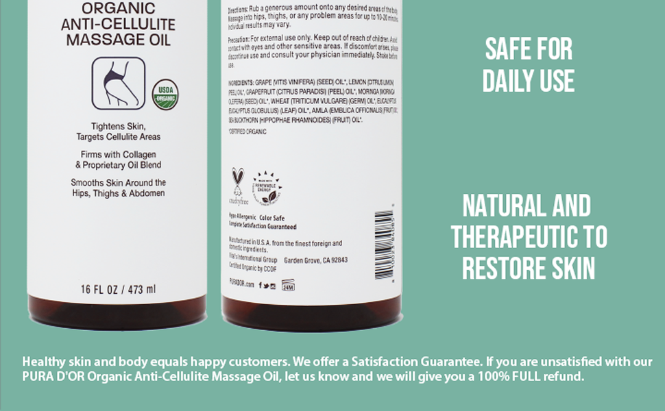 firms collagen oil blend smooths skin thighs