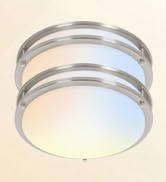 hykolity 10 inch Flush Mount LED Ceiling Light Fixture, 17W 1100lm, 2700K/3000K/3500K/4000K/5000K...