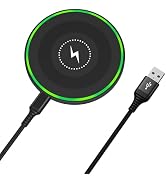 15W Wireless Charger Fast Charging Pad, Android Wireless Charging Station for Samsung Galaxy S26 ...