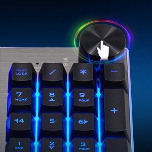 volume backlit conrol knob