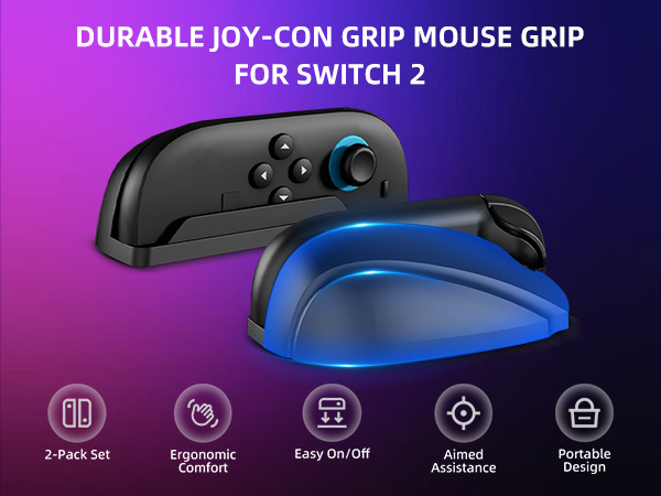 DURABLE JOY-CON GRIP MOUSE GRIP FOR SWITCH 2