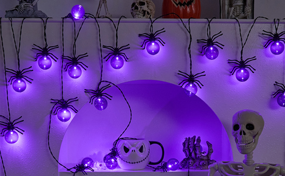Halloween Spider lights