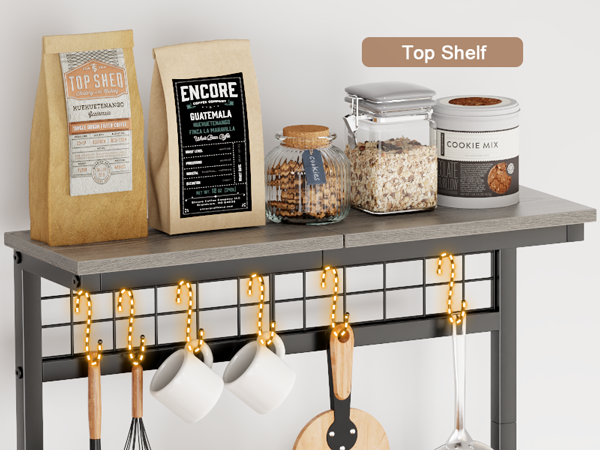 furologee kitchen bakers rack
