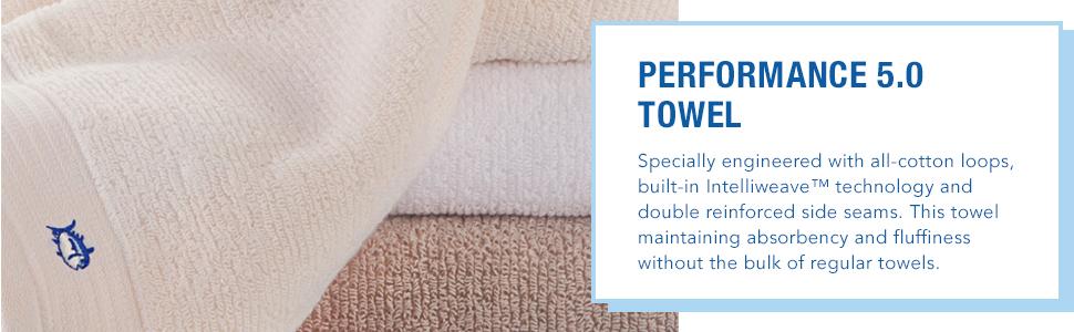Southern Tide, preformance, towels, soft, quick dry, durable, bleach friendly, intelliweave
