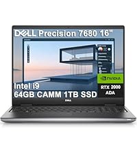 Dell Precision 7000 7680 Mobile Workstation Laptop (NVIDIA RTX 1000 Ada 6GB, 16