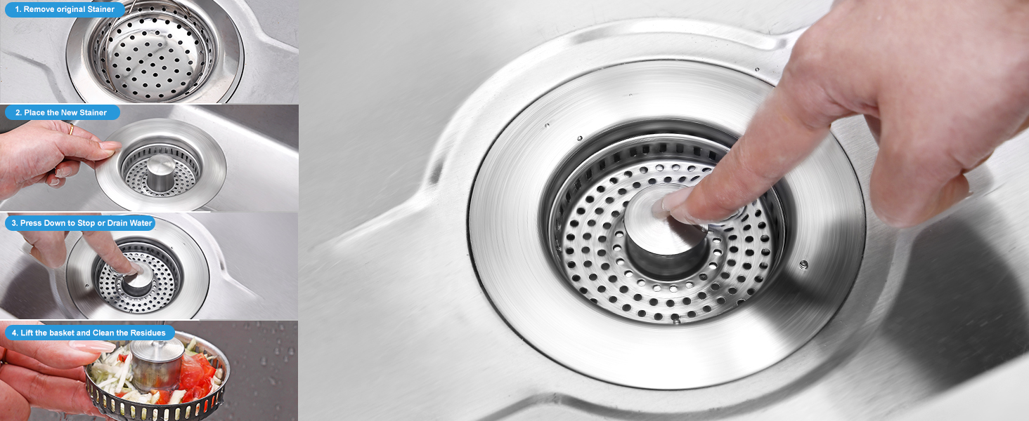 Kitchen Sink Drain Strainer