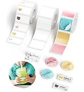NIIMBOT 3 Rolls Name Tag Stickers for B1 B21 B3S B21Pro Label Maker, Personalized Name Labels for...