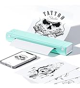 Phomemo M08F Wireless Tattoo Printer, Stencil Printer for Tattooing, Thermal Tattoo Printer for T...
