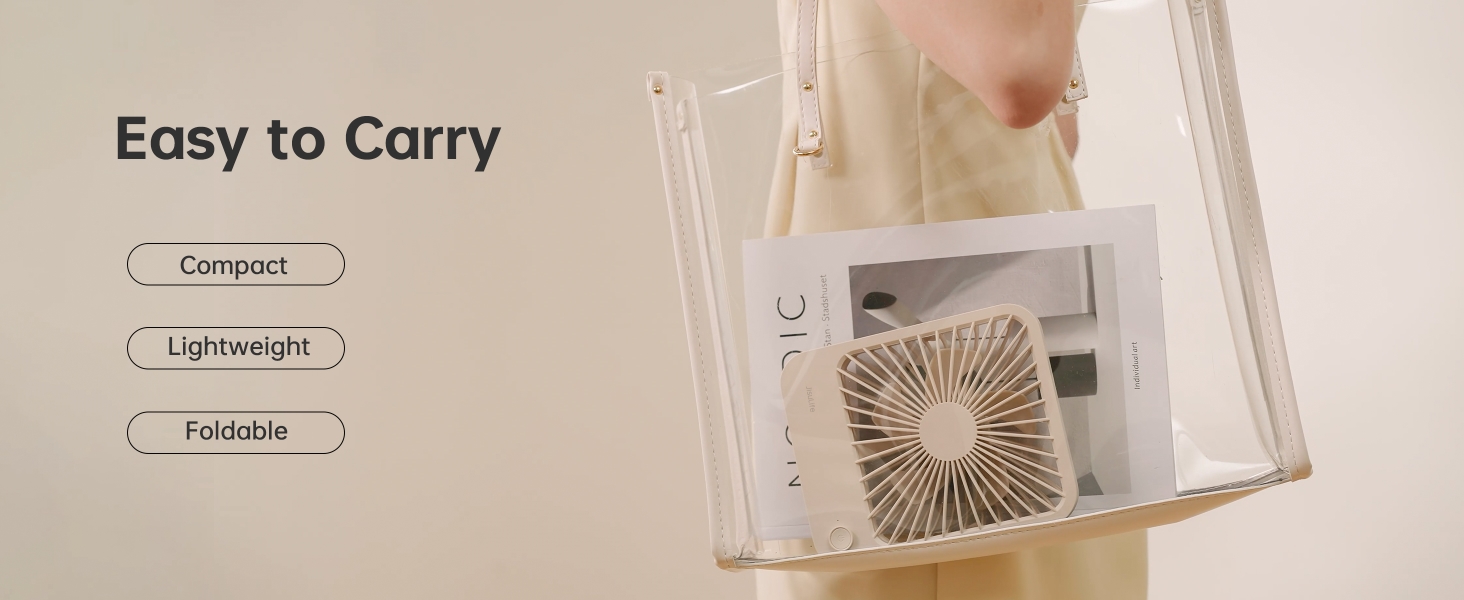 portable fan for travel