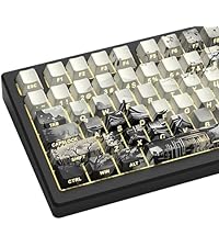 Womier Double Shot PBT Keycaps Set 138 Keys, Cherry Profile Custom Keycaps 60 65 75 100 Percent for ...