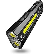 WARSUN T9 PRO Rechargeable EDC Flashlight – 1500 Lumens LED Pocket Flashlight, Magnetic Work Ligh...
