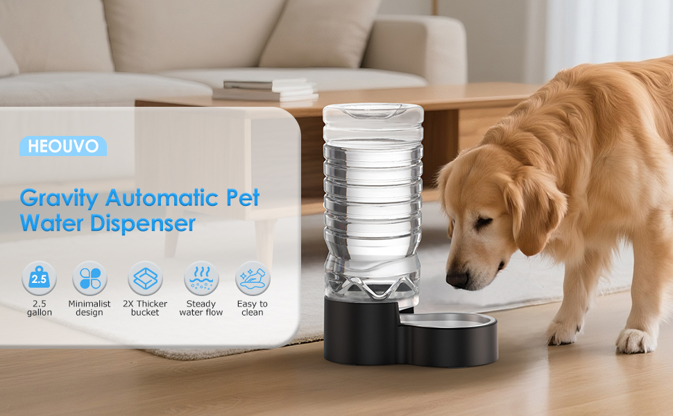 gravity automatic pet water dispenser