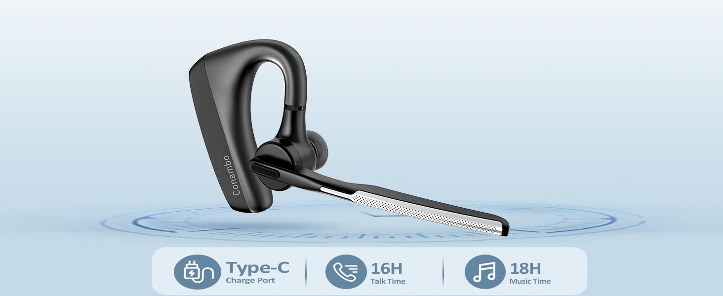 bluetooth headset long battery life