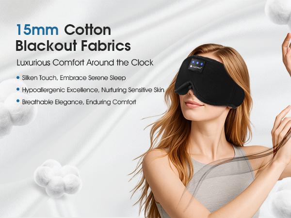 Sleep Headphones Mask Bluetooth 3D Music Eye