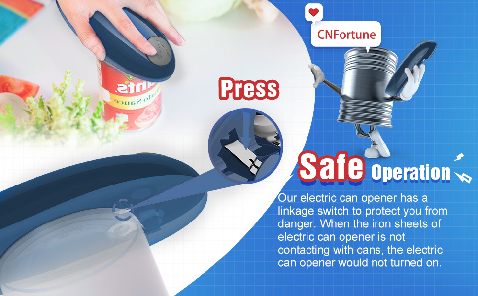automatic can opener, Kitchen Gadgets, battery operated can opener