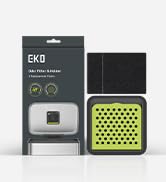 EKO Activated Charcoal Odor Filter Kit – 2-Pack Strong Odor Absorber and Deodorizer with Filter C...