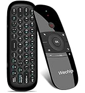 Upgrade WeChip W1 Air Mouse Romote Control with Keyboard,IR/RF TV Remote Control for Nvidia Shiel...