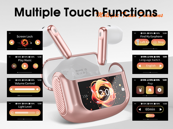 Headphones with Touch Screen