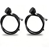 2 Pcs Shampoo Bowl Sprayer Head 1/4