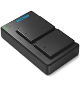 BESTON LP-E10 Battery and Charger for Canon EOS Rebel T7 T6 T5 T3 T100 1100D 1200D 1300D 2000D 40...
